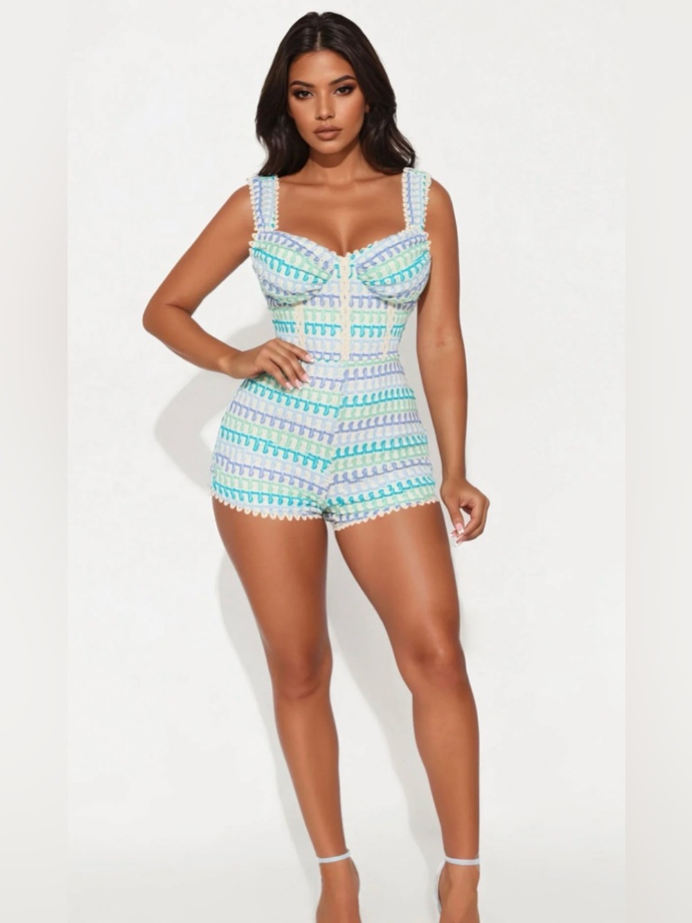 Crochet romper perfect for Spring!